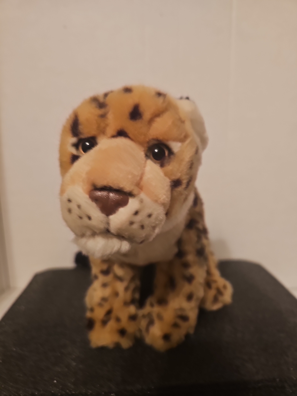 GANZ Leopard Plush with Heart Tag - Tan & Brown